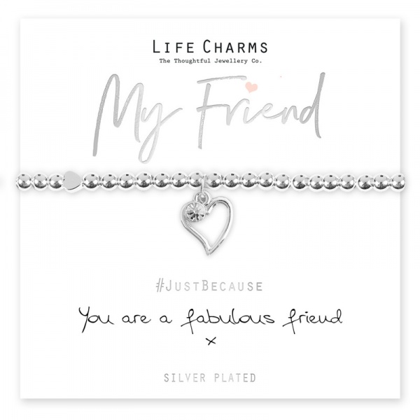 Life Charms You Are A Fabulous Friend Bracelet